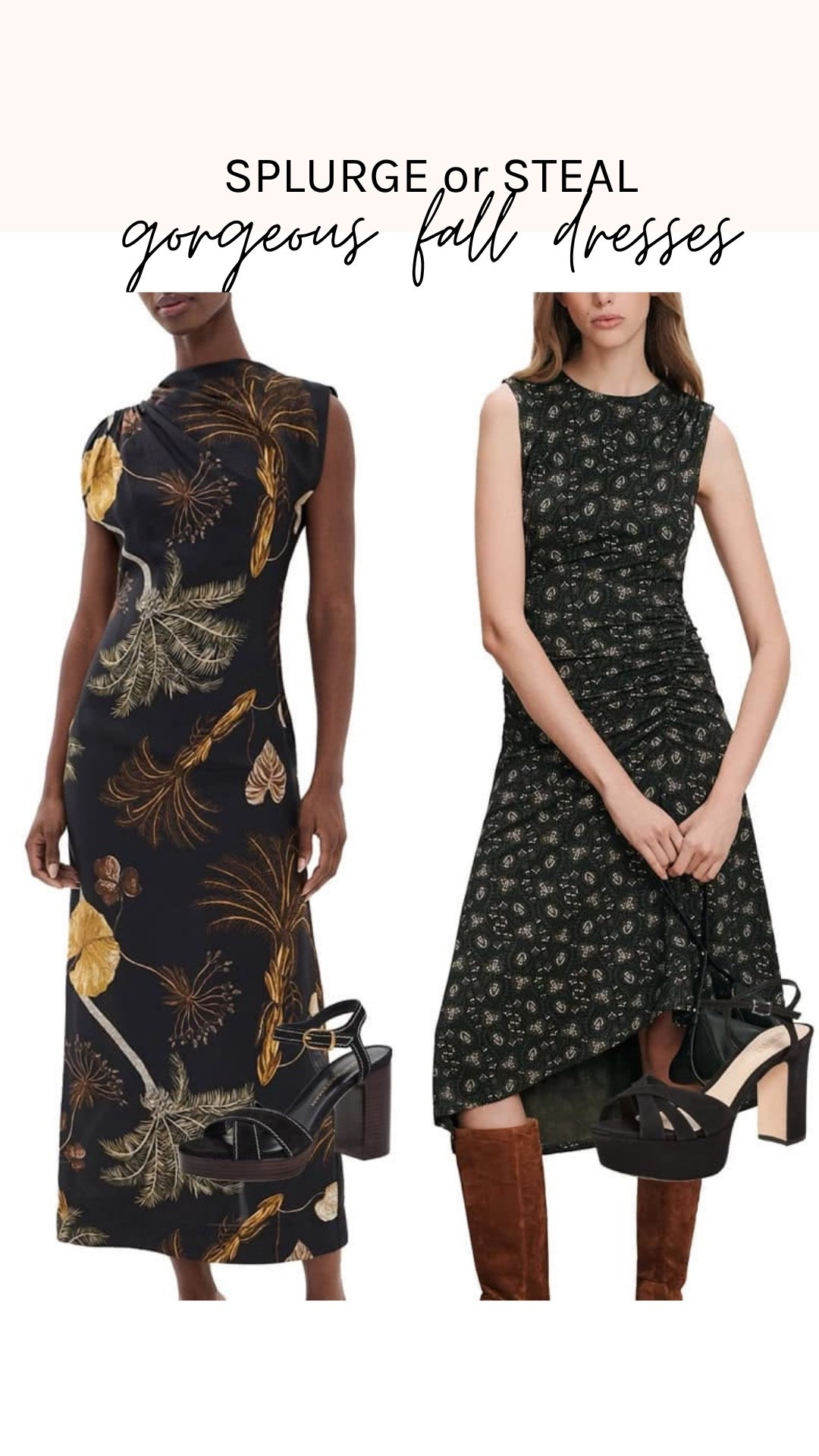 No matter what’s on your calendar, there’s a perfect dress for the occasion. This weekend’s picks feature gorgeous dresses in colors and prints that transition beautifully into fall. Wear now with your favorite sandals or heels, then add a jacket and a pair of boots as the days get cooler. Whether you’re looking for a steal or ready to splurge, you’re sure to find a look you’ll love.

#LTKootd