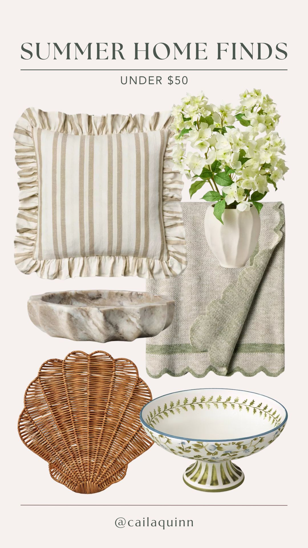 Summer home finds under $50 

 #LTKdayinmylife #LTKootd #LTKHome