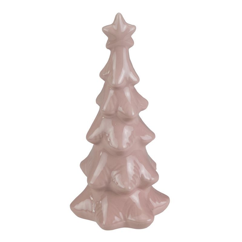 Northlight 7.25" Dusty Rose Ceramic Tree Christmas Decoration | Target