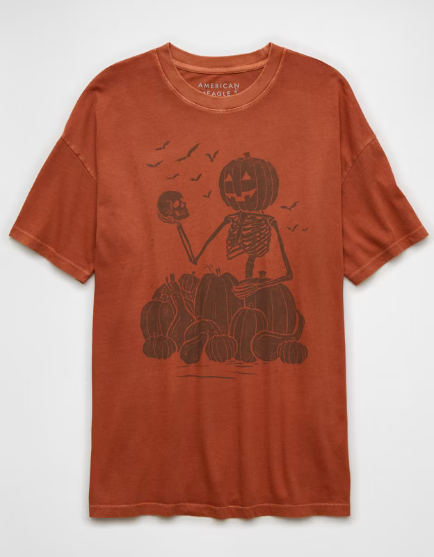 AE Oversized Halloween Graphic Tee | American Eagle Outfitters (US & CA)