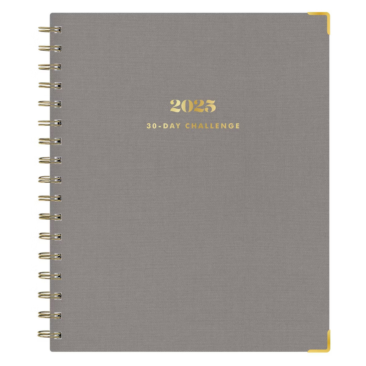 The Everygirl Planner 2025 Weekly/Monthly Planner 9.25"x8.07" 30 Day Challenge Solid Charcoal: Ad... | Target