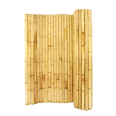 Natural Bamboo Fencing Decorative No Dig Fence Panels 3/4" D | Wayfair North America