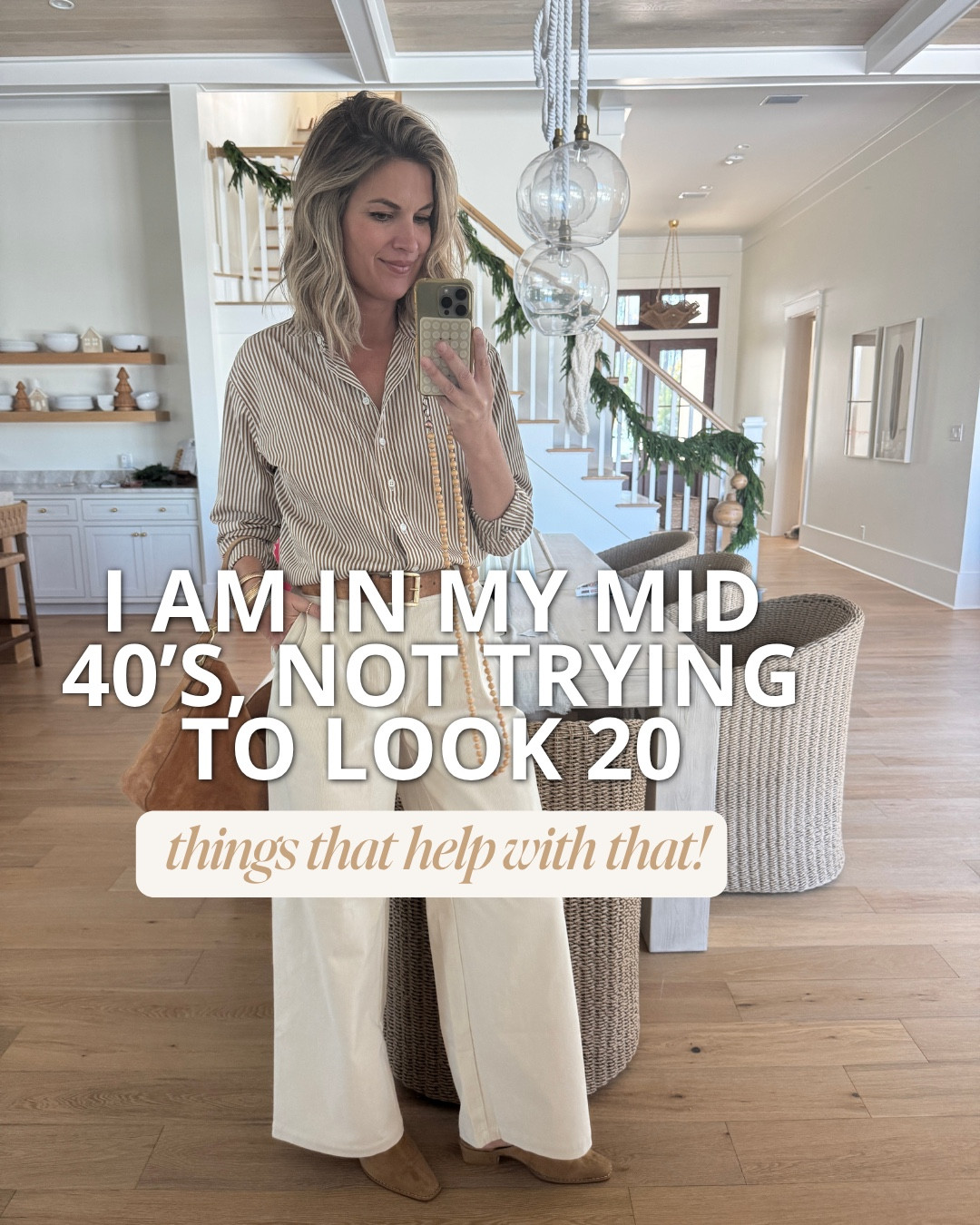 I am in my mid 40s not trying to look 20 - here are the things that are helping! 

Beauty and fashion favorites that make me look and feel my best as a  43yo mom

#LTKstorytime #LTKOver40 #LTKmomlife