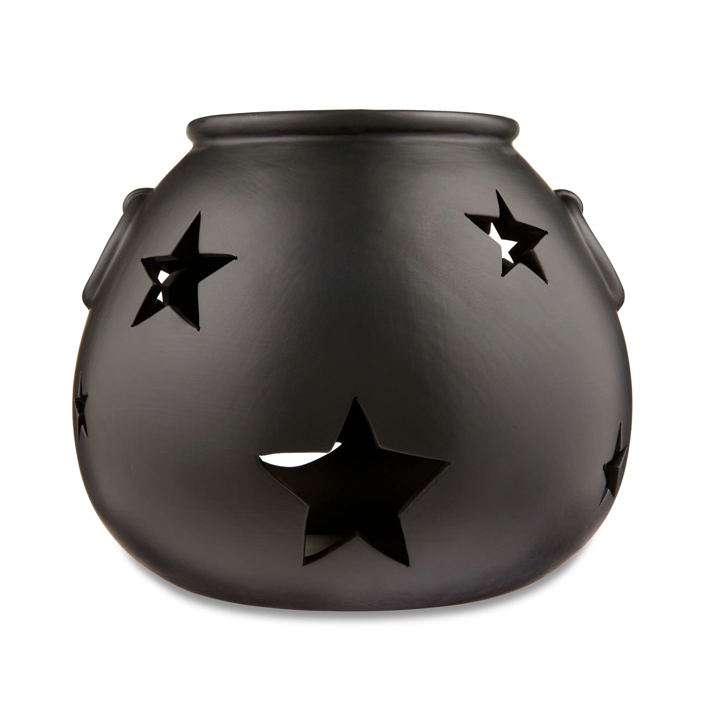 10.3"L x 10.3"W x 8.5"H Black Clay Cauldron Outdoor Halloween Decoration Way to Celebrate - Walma... | Walmart (US)