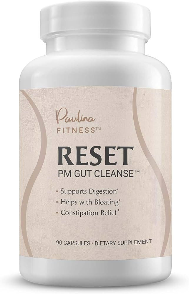Paulina FITNESS Reset Overnight Digestive Aid, Bloating Relief, & Gut Health Supplement | Natural... | Amazon (US)