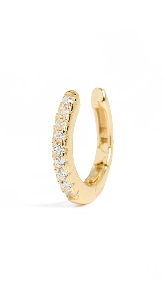 Unknown Women's Pave Hinge Single Ear Cuff | Amazon (US)