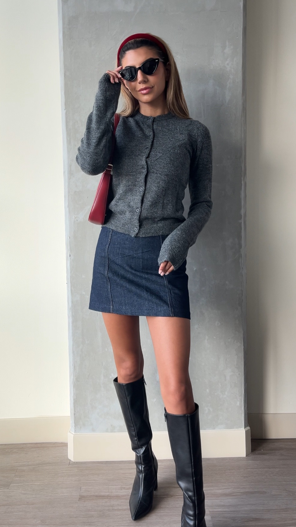 Dark red and a cardigan please ♥️

#LTKStyleTip #LTKItBag #LTKFallSale