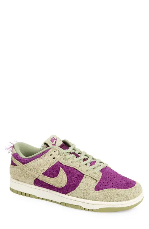 Nike Dunk Low SE Basketball Sneaker in Viotech/Dusty Olive at Nordstrom, Size 9.5 | Nordstrom