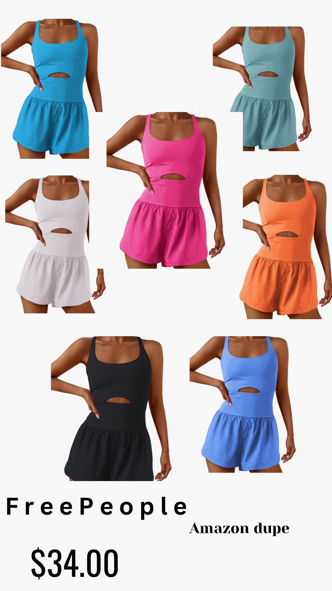 free people dupe on Amazon- the famous runsie!!! ✨✨✨

#FPDupe #AmazonDupe #FreePeopleDupe #Runsie #LTKSale #AmazonFind 

#LTKsalealert #LTKFind #LTKunder50