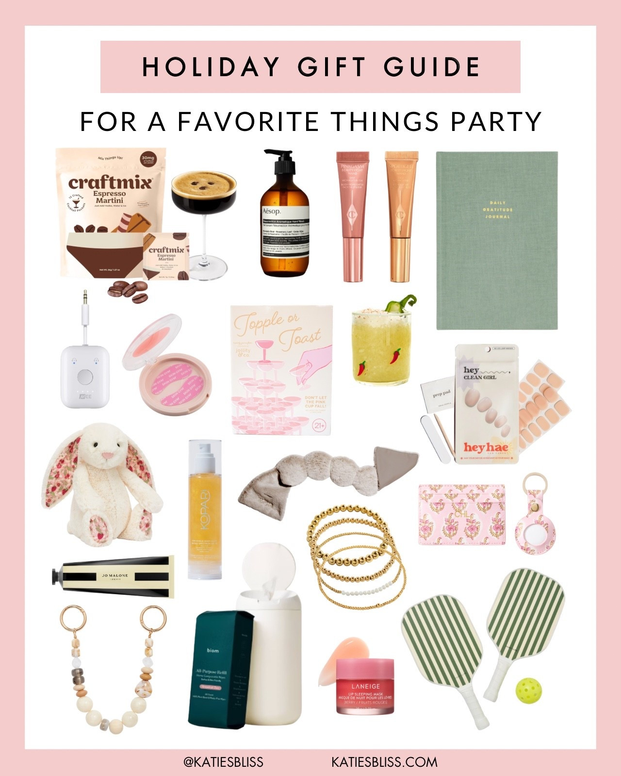 Holiday gift guide ✨ Favorite Things Party

 Hosting or attending a 🎁 Favorite Things Party? Here are gifts that everyone will fight over. Save + shop via LTK!




#LTKGiftGuide #LTKHoliday #LTKFindsUnder50