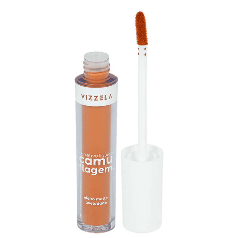 Vizzela Cosméticos Camuflagem Laranja
        
            
                 - Corretivo Líquid... | Beleza Na Web (BR)