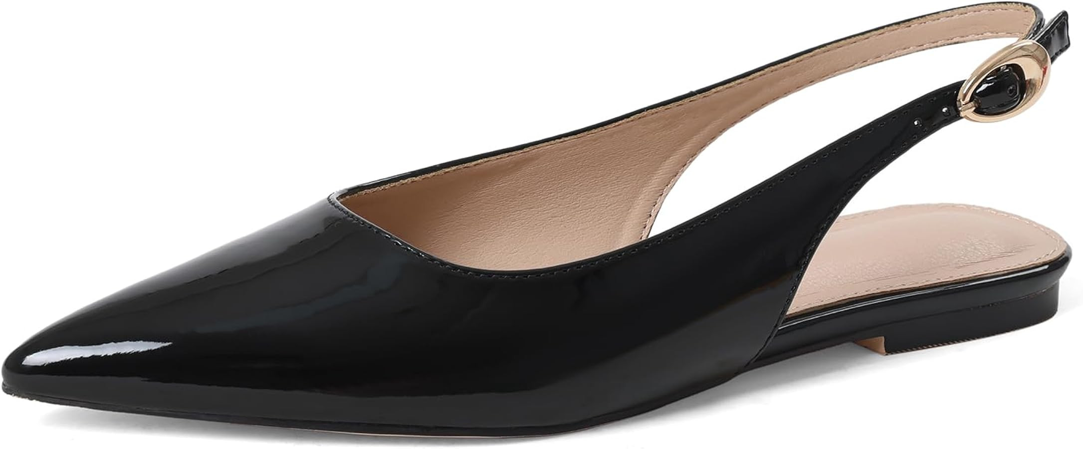 Lyrisiphy Slingback Flats for Women Pointed Toe Office Work Dressy Ballet Flats Comfortable Close... | Amazon (US)