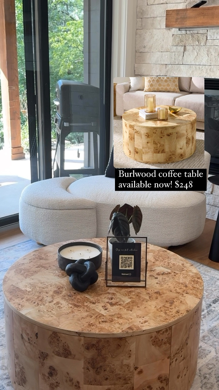 @walmarthome #walmartshowcase burlwood coffee table 

#LTKHome #LTKStyleTip