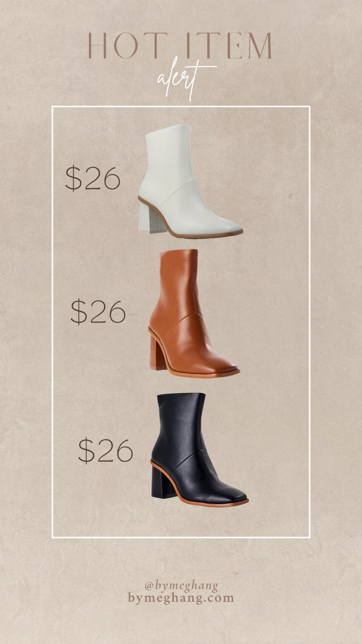 The cutest booties for just $26 ! 

#LTKstyletip #LTKunder50 #LTKshoecrush