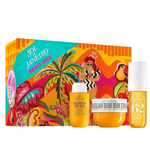 Sol de Janeiro Gift Set - Rio Body Retreat | Brazilian Bum Bum Cream 5 fl oz., Brazilian Play Bod... | Amazon (US)