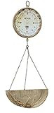 Creative Co-op Metal Reproduction of Hanging Produce Scale Clock | Amazon (US)