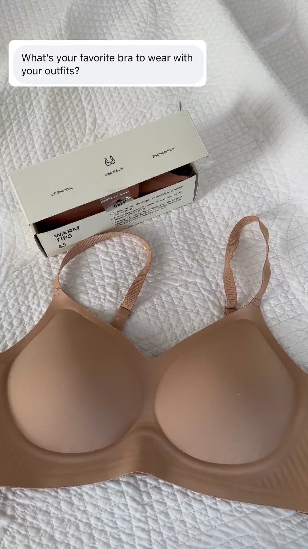 This bra is so comfortable and perfect to wear with most tops!

#LTKU #LTKSeasonal #LTKootd