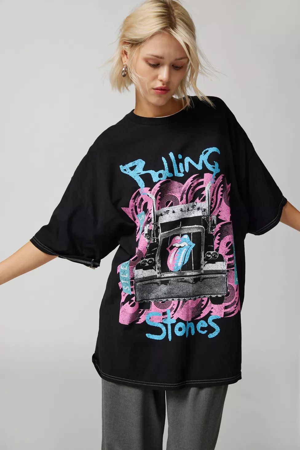 Rolling Stones Foxborough Oversized Tee | Urban Outfitters (US and RoW)