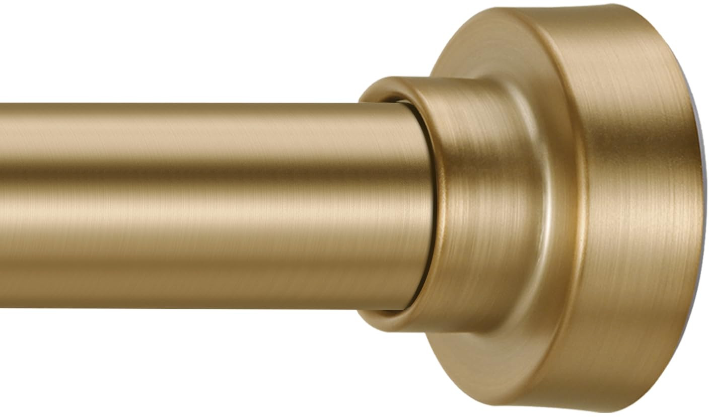 YNL Shower Curtain Rod 34-82 Inches (2.8-6.8ft) Adjustable Spring Shower Rod No Drilling, Non-Sli... | Amazon (US)