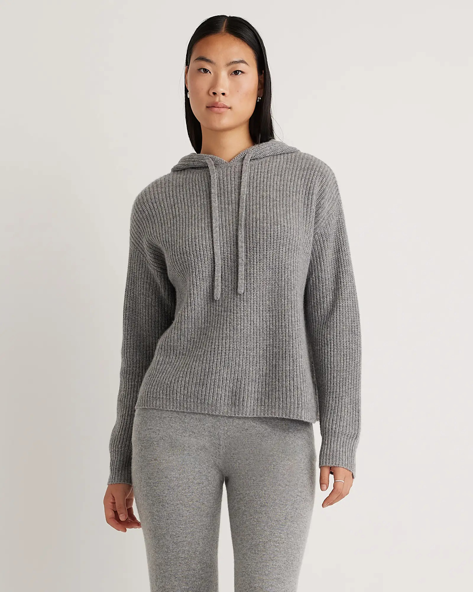 Women's Mongolian Cashmere Fisherman Pullover Hoodie | Quince