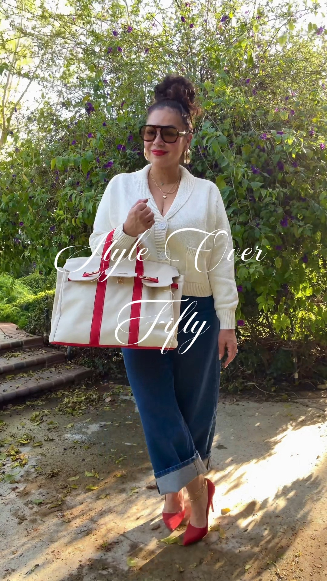 Some pieces just make getting dressed easy.

Today it’s this beautiful American flag cardigan and red-trim boat tote from Pearls & Camo, styled with dark denim, red suede pumps, and a classic red lip.

Timeless, polished, and effortlessly put together.

Because when you love what you’re wearing, everything else just falls into place. 💛 #styleover50 #over50andfabulous #over40fashion #womenover40

Everything’s linked for you in LTK.

#LTKOver40 #LTKgrwm #LTKootd