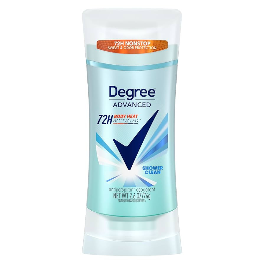 Degree Advanced Protection Antiperspirant Deodorant Shower Clean for 72-Hour Sweat & Odor Control... | Amazon (US)