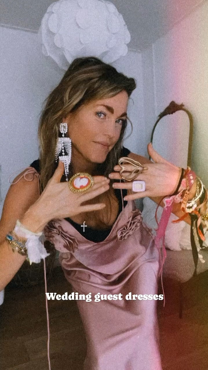 Wedding guest outfits, dresses at Asos. Wearing size 40 for the slouchy fit. Bridesmaids season. ✨✨ we linked some several other dresses we also love cause they are selling fast girls xx 
Our phone bangle is shoppable in our online shop: www.bySiss.com 🎀🎀 
.
Asos, wedding season, satin dress, party dress, asos design, topshop, bySiss, twins 


#LTKSeasonal #LTKFestival #LTKwedding