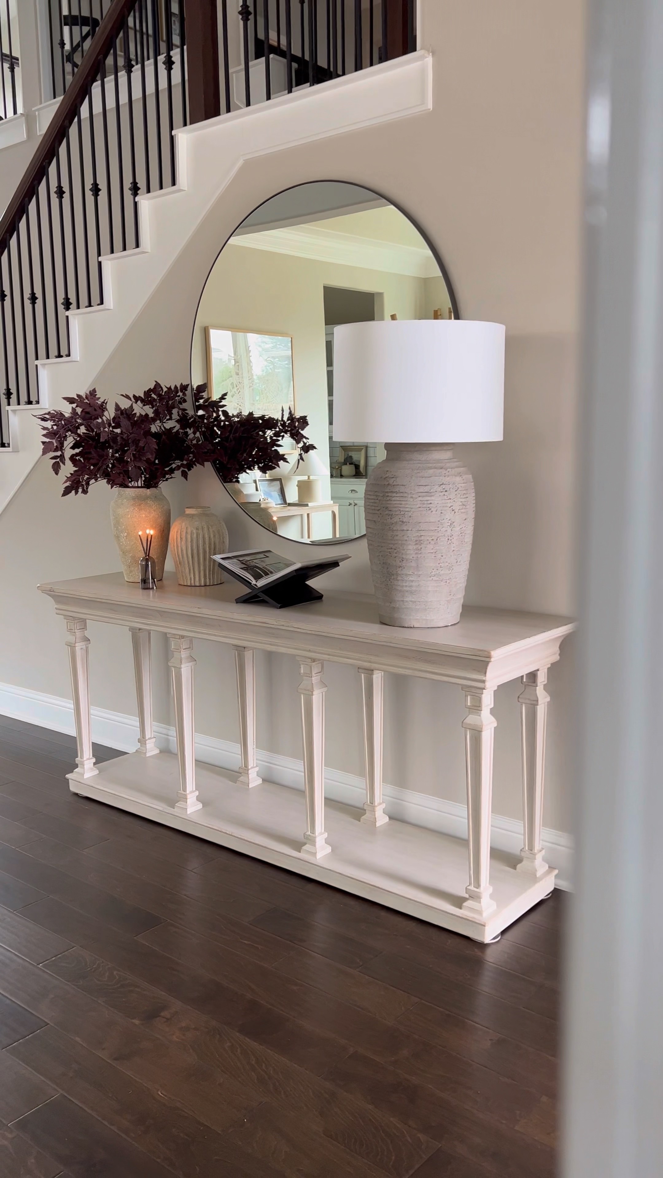 Cozy vibes in my home. My entryway look is linked along with my living room decor. Check it out. Beigewhitegray 

#LTKhome #LTKSeasonal #LTKstyletip