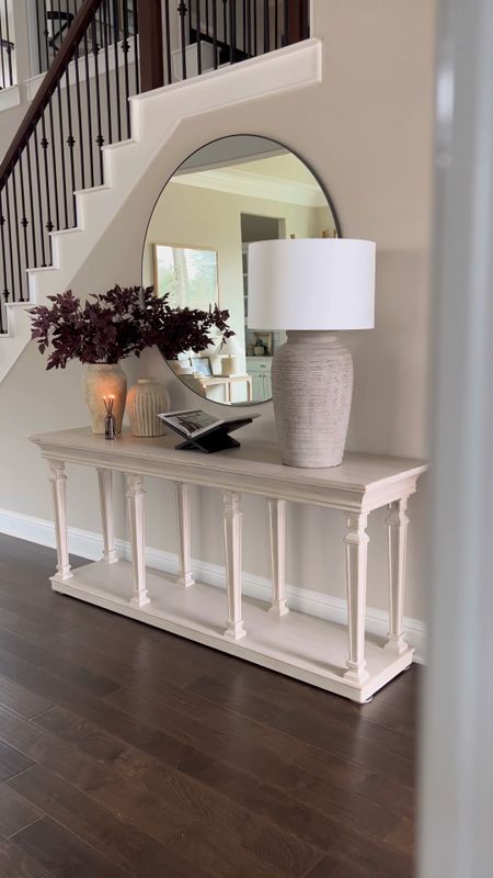 Cozy vibes in my home. My entryway look is linked along with my living room decor. Check it out. Beigewhitegray 

#LTKhome #LTKSeasonal #LTKstyletip