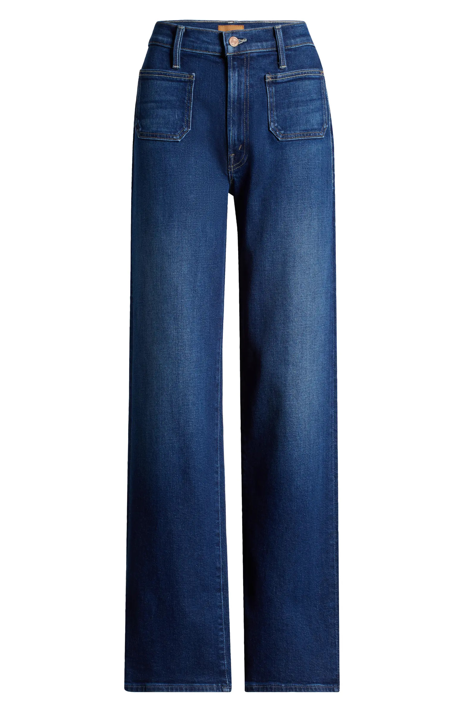 The Rambler Zip Sneak Patch Pocket Straight Leg Jeans | Nordstrom