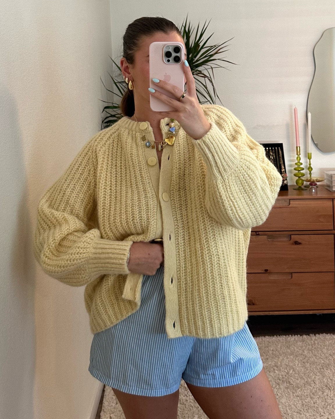 Medium in shorts large in sweater