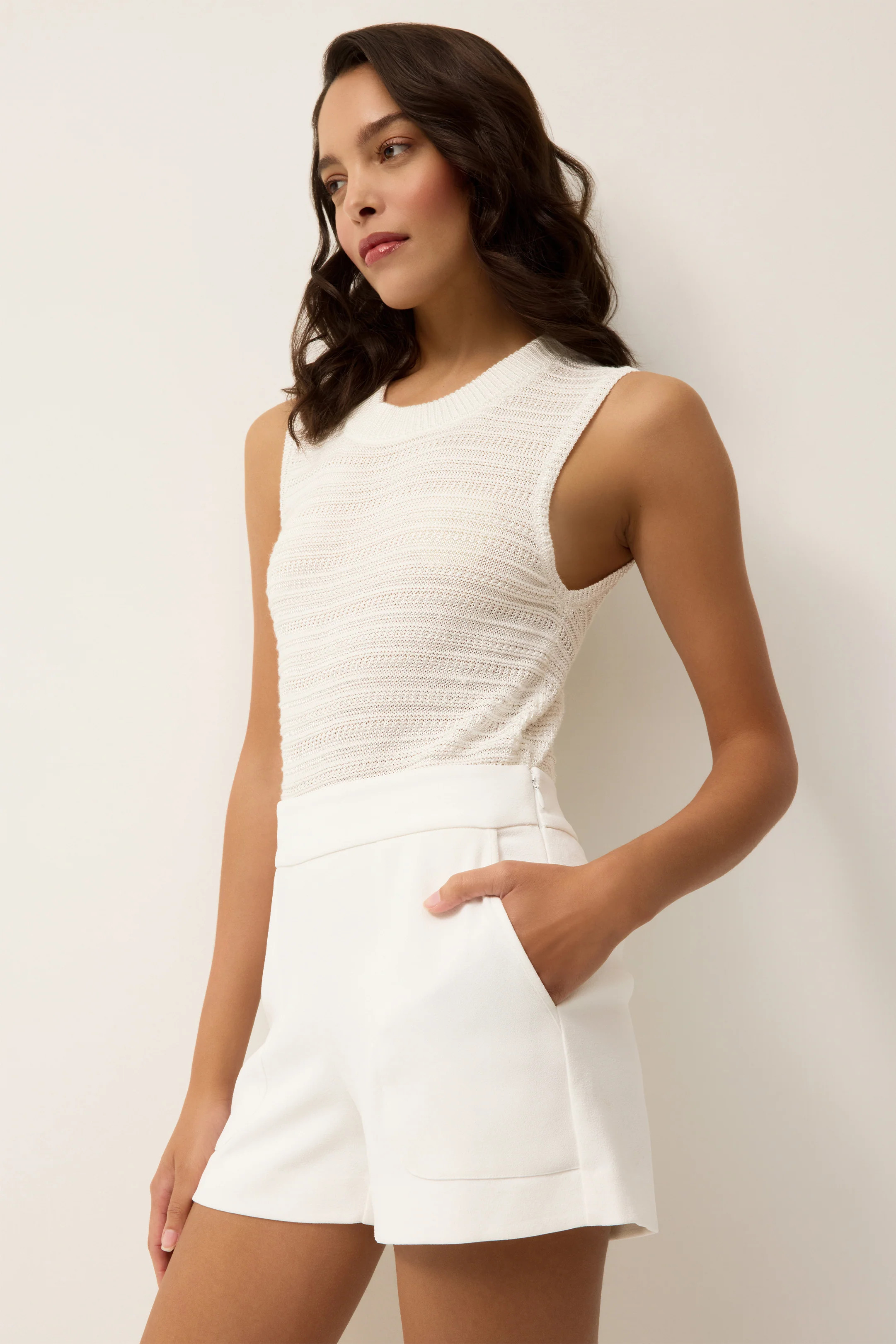 MARIE OLIVER MIA SHORT IN WHITE | Marie Oliver