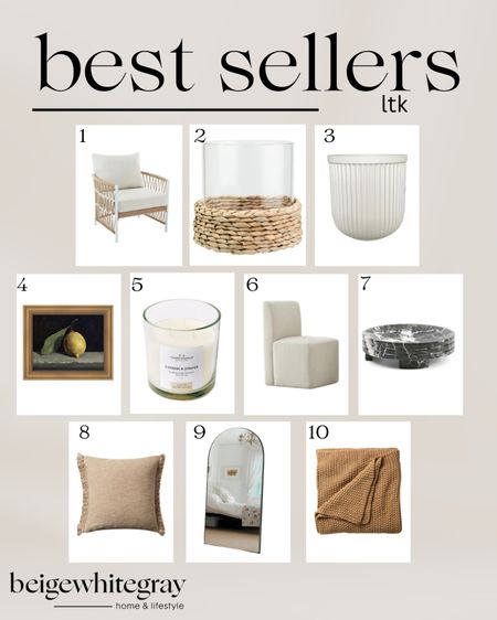 Best Seller Items 

Home decor  neutral home  home items  how to style  neutral finds  favorite pieces  home pieces  styling tip  

#LTKhome #LTKstyletip