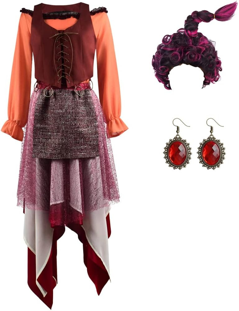 Sanderson Sisters Costumes Women Sarah Sanderson Costume Mary Winifred Cosplay Dress Cape Full Se... | Amazon (US)