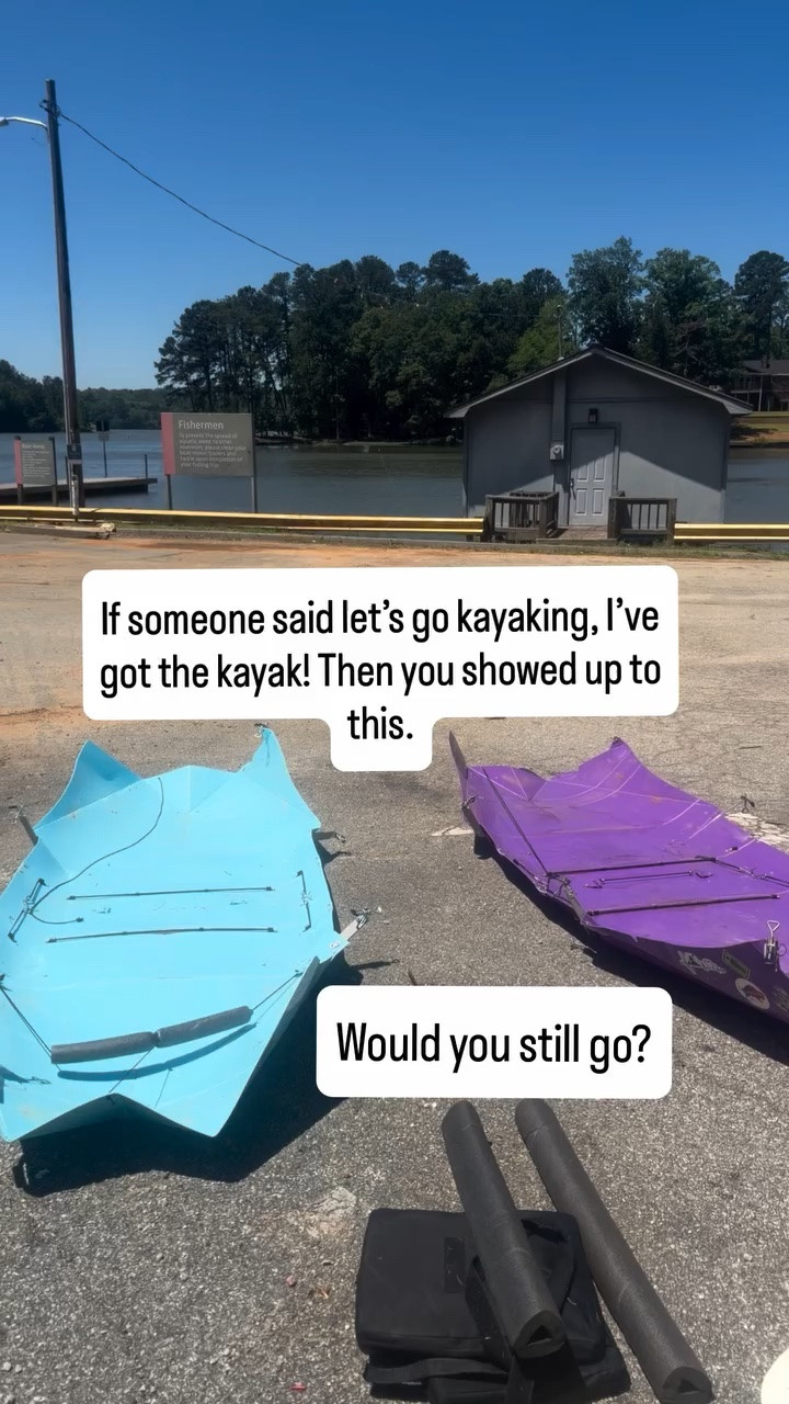 Would you take them up on this offer? 

 #kayakingadventures 
#outdoorentertaining #outdoorenthusiast #outdoorgirl #kayaking🚣