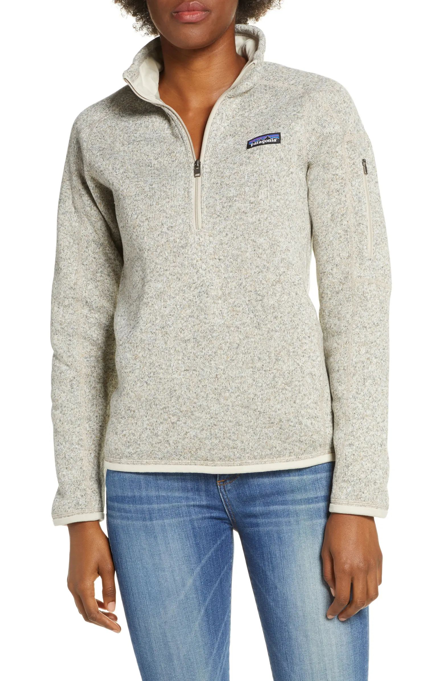 Better Sweater Quarter Zip Performance Jacket | Nordstrom