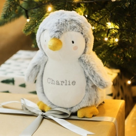 Personalised Grey Penguin Soft Toy | My 1st Years (Global)