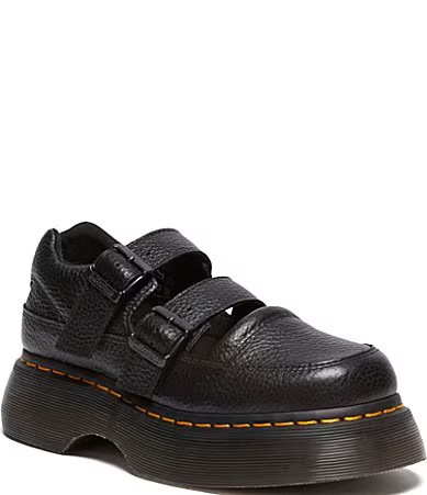 Dr. Martens Women's Buzz Mary Jane Leather Double Strap Platform Oxfords - 10 | Dillard's