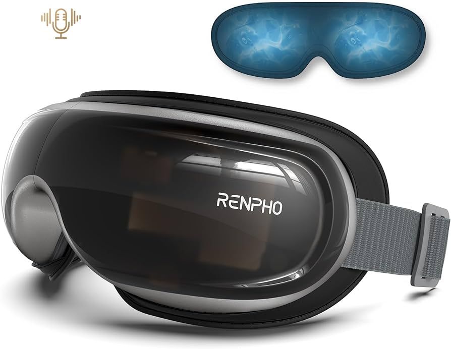 RENPHO Eyeris 3 - Voice Controlled Eye Massager with Preset Commands & Heat, Heated Eye Mask with... | Amazon (US)