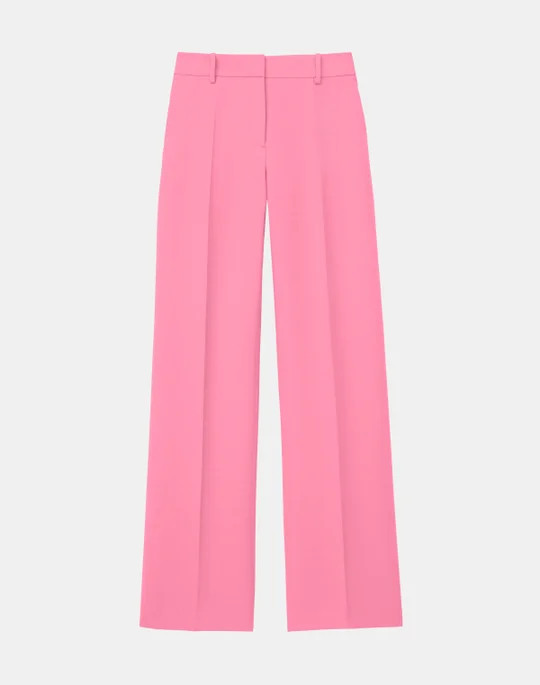 Wool-Silk Crepe Sullivan Pant | Lafayette 148 NY