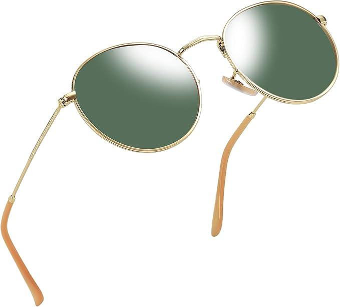 Joopin Vintage Round Sunglasses for Women Retro Brand Polarized Sun Glasses E3447 | Amazon (US)