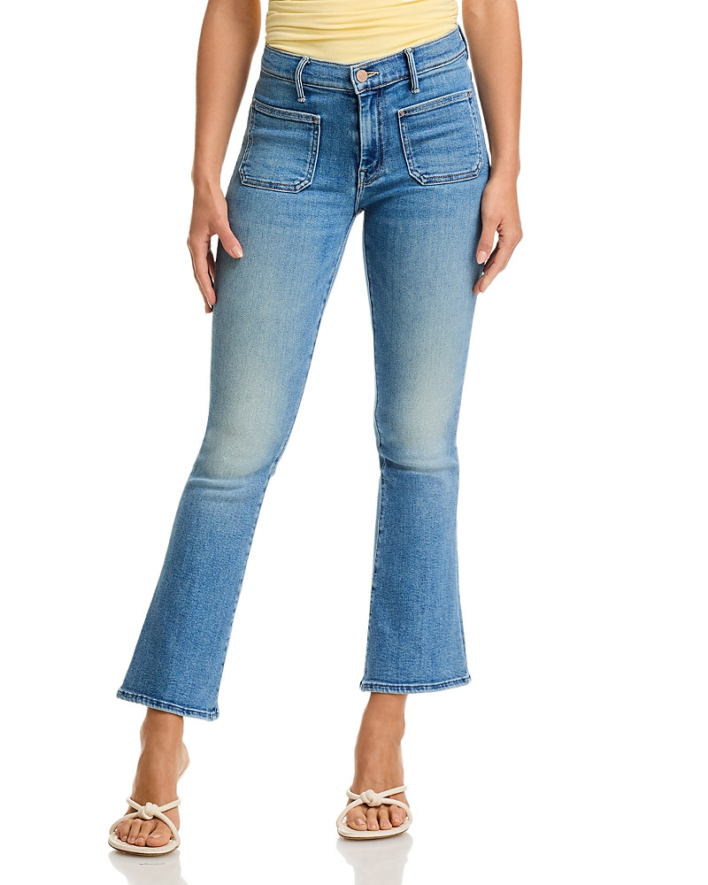 Mother Lil Patch Pocket High Rise Ankle Weekender Jeans in Poppin Wheelies | Bloomingdale's (US)