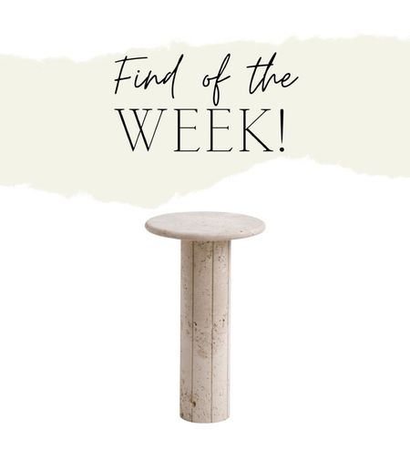 This STUNNING travertine table is SUCH a steal! This would look gorgeous styled as a plant stand, as a side table in a living room, or as a simple nightstand! 🚨 #ltkhome #homedecor #decorfind #ltkfind #decor #livingroom 

#LTKhome #LTKstyletip #LTKfindsunder100