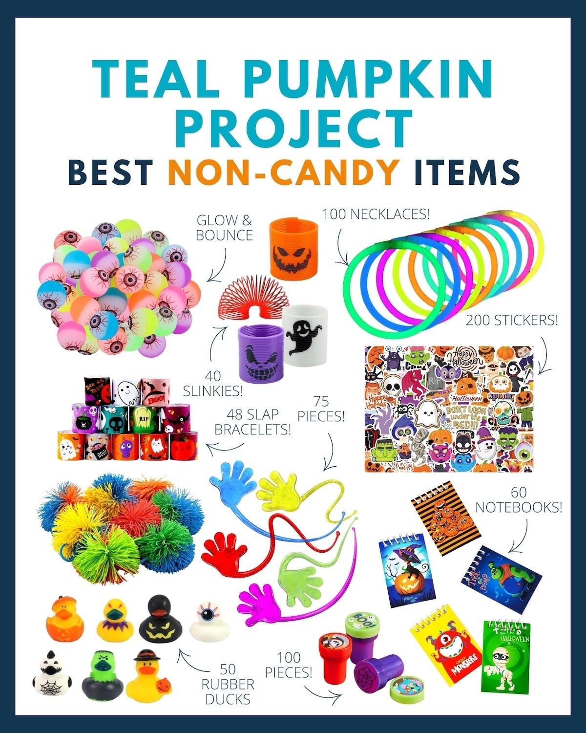 By joining the Teal Pumpkin Project, you’re letting kids with allergies know your home is safe for Trick-or-Treating. 💙 Shop our non-candy items and be prepared for Halloween! 

#LTKSeasonal #LTKFamily #LTKKids
