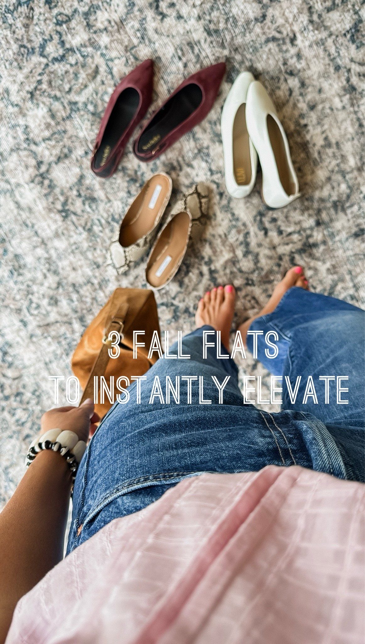 Obsessed with these 3 flats for Fall. So chic and comfortable to wear 
All TTS
XS top
Jeans tts regular

#LTKootd #LTKmomlife #LTKSeasonal