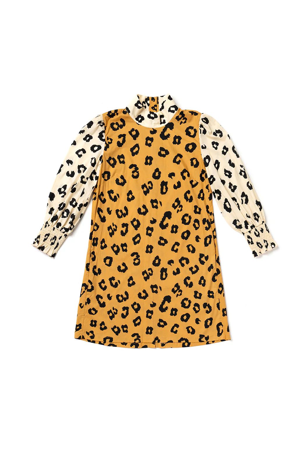 Long Sleeve Mod Dress - Cheetah | Shop BURU