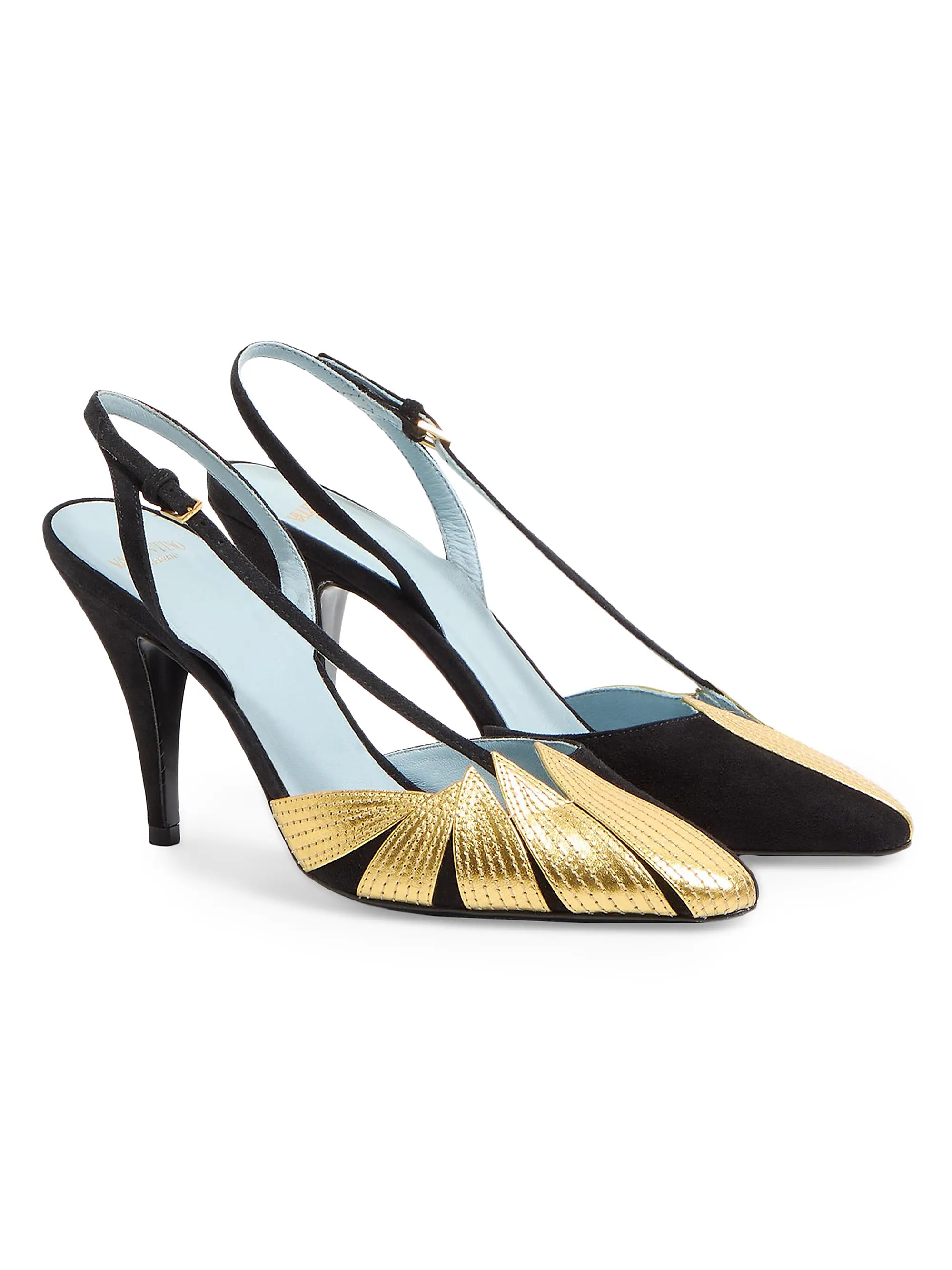 Foliefoliage Suede Slingback Pumps 90MM | Saks Fifth Avenue