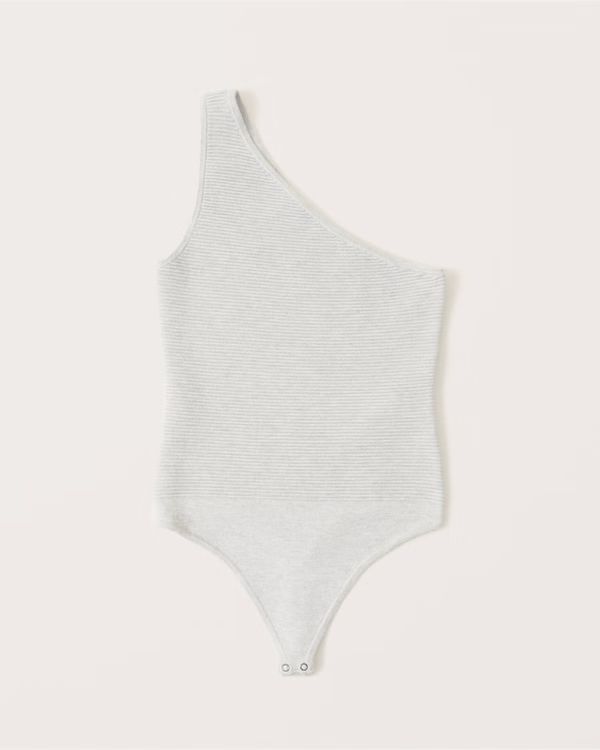 Ribbed One-Shoulder Bodysuit | Abercrombie & Fitch (US)