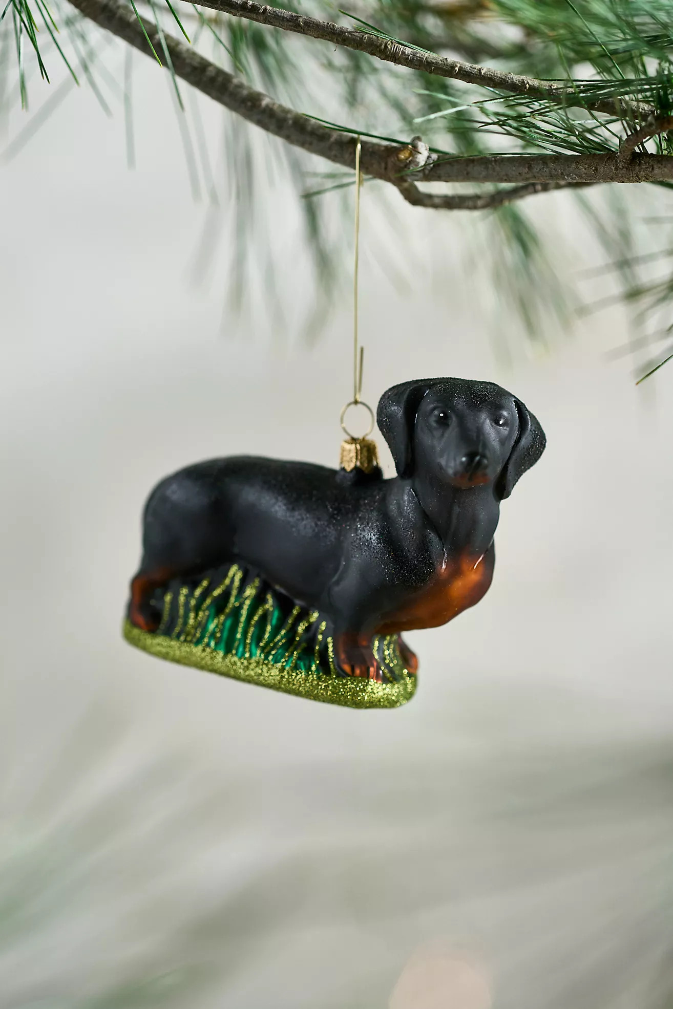 Dachshund Glass Ornament | Anthropologie (US)