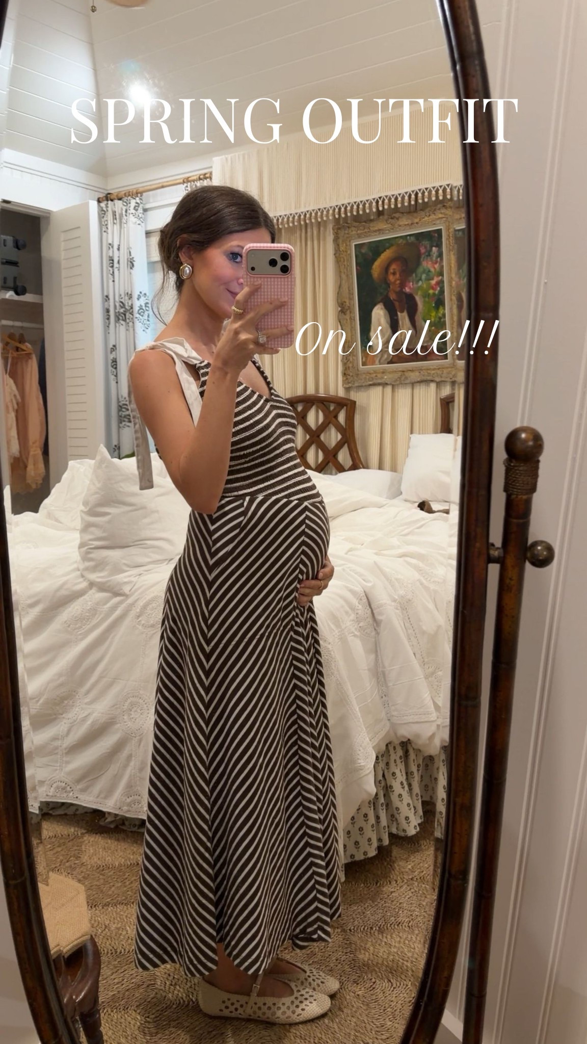 ON SALE!! Free People dress… not maternity but stretchy!! 🤍✨

#LTKootd #LTKgrwm #LTKBump